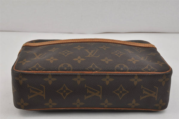 Authentic Louis Vuitton Monogram Compiegne 23 Clutch Hand Bag M51847 LV 3371K