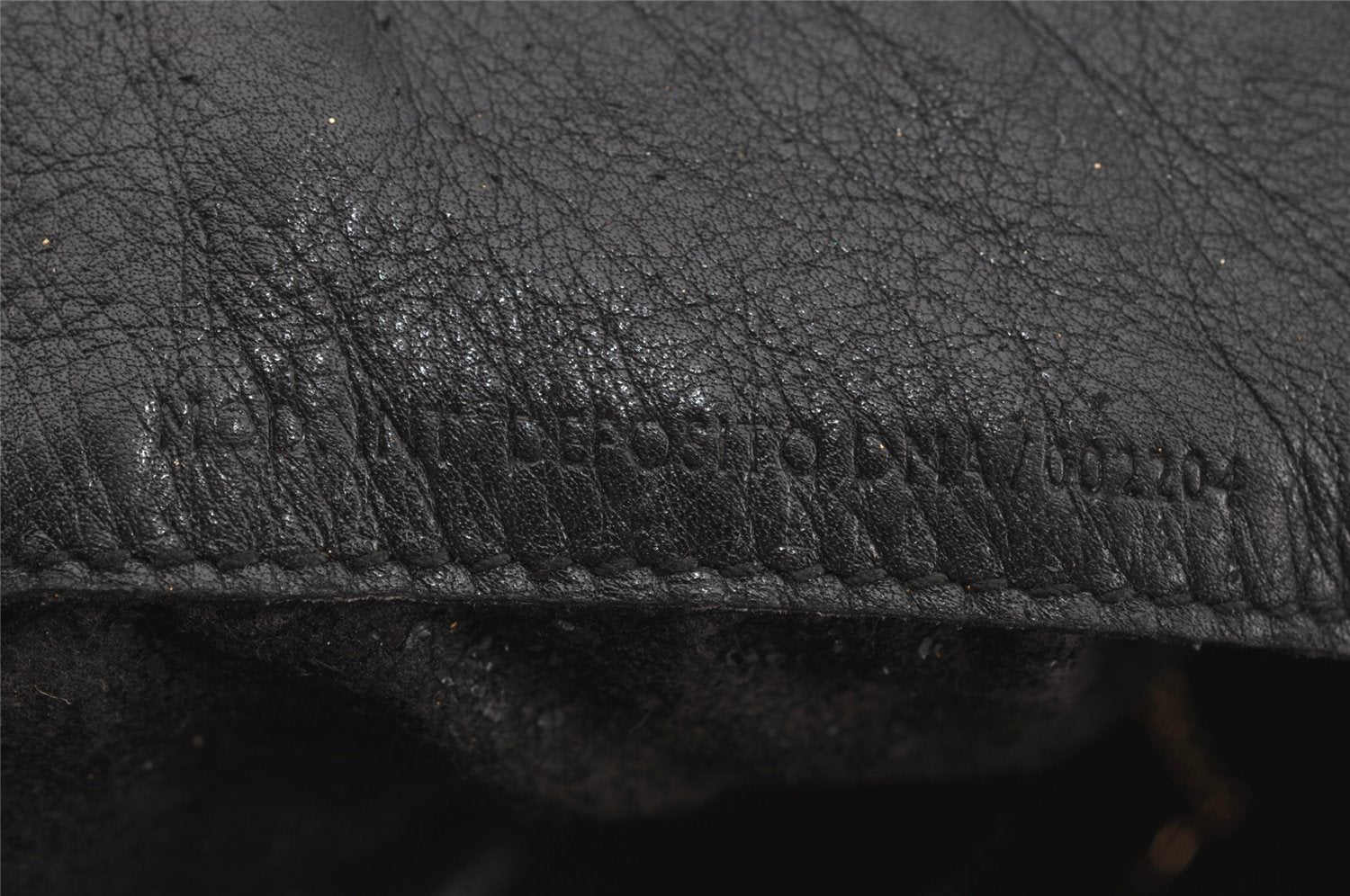 Authentic GUCCI Vintage Bamboo Shoulder Hand Bag Leather Black Junk 3372J