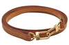 Authentic Louis Vuitton Leather Shoulder Strap Beige 45.1" LV 3375J