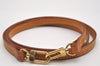 Authentic Louis Vuitton Leather Shoulder Strap Beige 45.1" LV 3375J