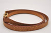 Authentic Louis Vuitton Leather Shoulder Strap Beige 45.1" LV 3375J