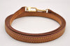 Authentic Louis Vuitton Leather Shoulder Strap Beige 45.1" LV 3375J
