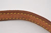 Authentic Louis Vuitton Leather Shoulder Strap Beige 45.1" LV 3375J