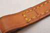 Authentic Louis Vuitton Leather Shoulder Strap Beige 45.1" LV 3375J