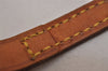 Authentic Louis Vuitton Leather Shoulder Strap Beige 45.1" LV 3375J
