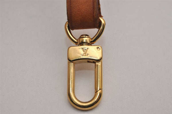 Authentic Louis Vuitton Leather Shoulder Strap Beige 45.1" LV 3375J