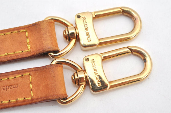 Authentic Louis Vuitton Leather Shoulder Strap Beige 47.2" LV 3375K