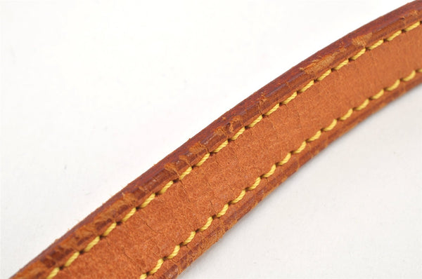 Authentic Louis Vuitton Leather Shoulder Strap Beige 47.2" LV 3375K