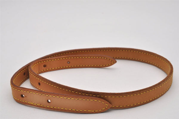 Authentic Louis Vuitton Leather Shoulder Strap For Bucket PM 27.6" Beige 3376J