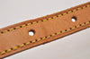 Authentic Louis Vuitton Leather Shoulder Strap For Bucket PM 27.6" Beige 3376J