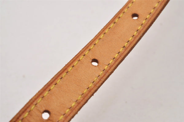 Authentic Louis Vuitton Leather Shoulder Strap For Bucket PM 27.6" Beige 3376J