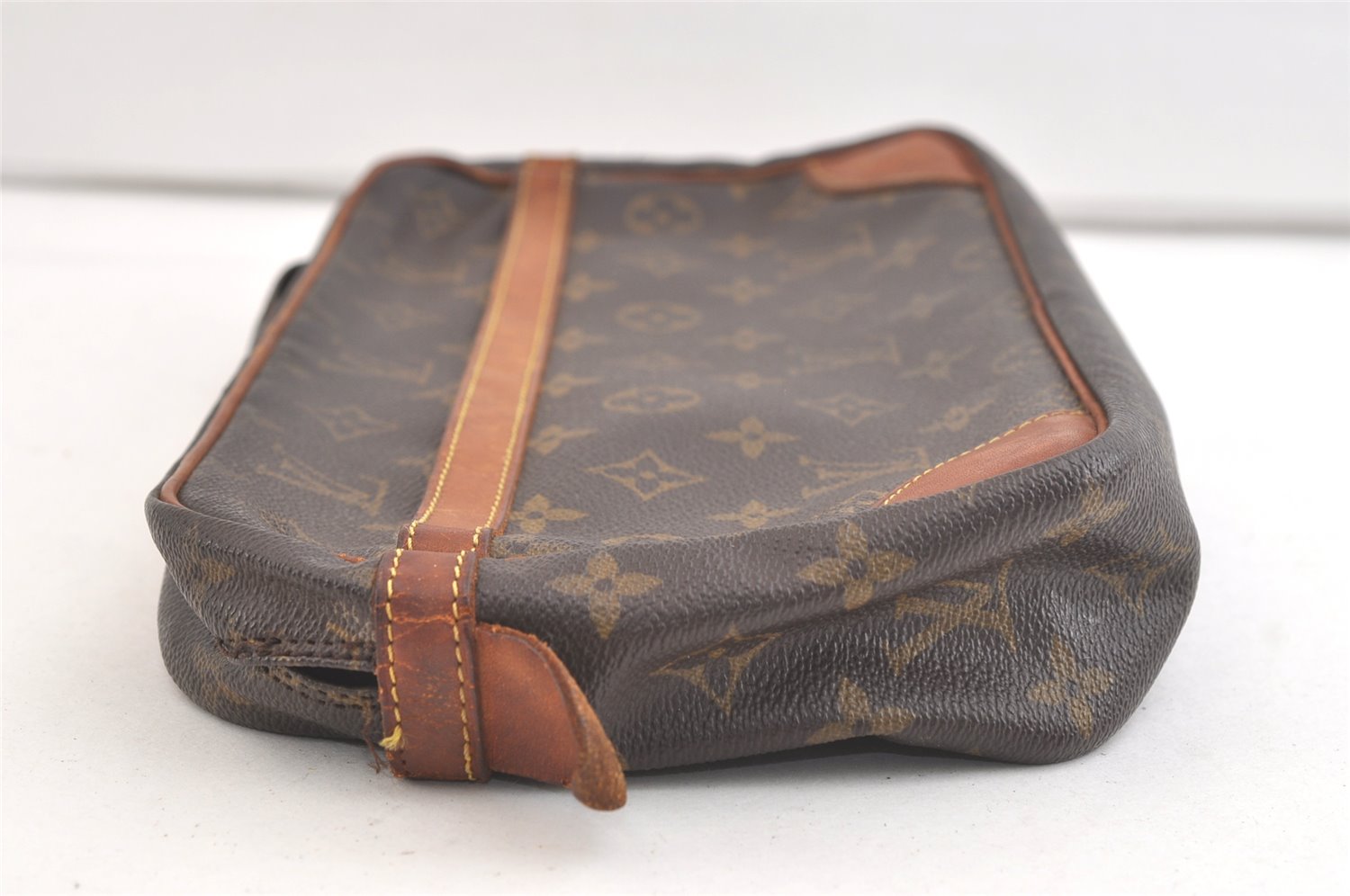 Authentic Louis Vuitton Monogram Compiegne 28 Clutch Hand Bag M51845 Junk 3376K