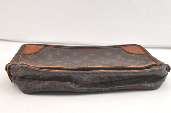 Authentic Louis Vuitton Monogram Compiegne 28 Clutch Hand Bag M51845 Junk 3376K
