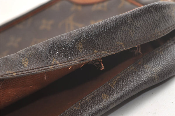 Authentic Louis Vuitton Monogram Compiegne 28 Clutch Hand Bag M51845 Junk 3376K