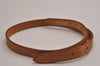 Authentic Louis Vuitton Leather Shoulder Strap For Bucket PM 27.6" Beige 3377J