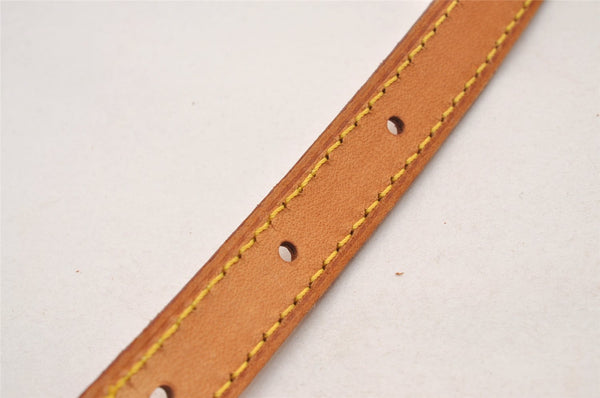 Authentic Louis Vuitton Leather Shoulder Strap For Bucket PM 27.6" Beige 3377J