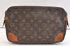 Authentic Louis Vuitton Monogram Compiegne 28 Clutch Hand Bag M51845 Junk 3377K