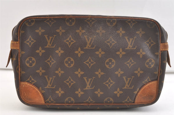 Authentic Louis Vuitton Monogram Compiegne 28 Clutch Hand Bag M51845 Junk 3377K