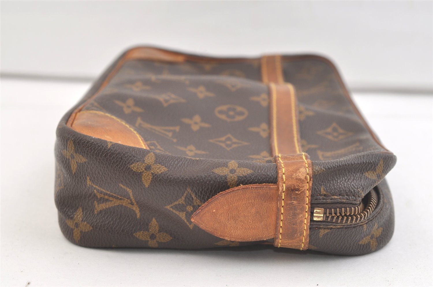 Authentic Louis Vuitton Monogram Compiegne 28 Clutch Hand Bag M51845 Junk 3377K
