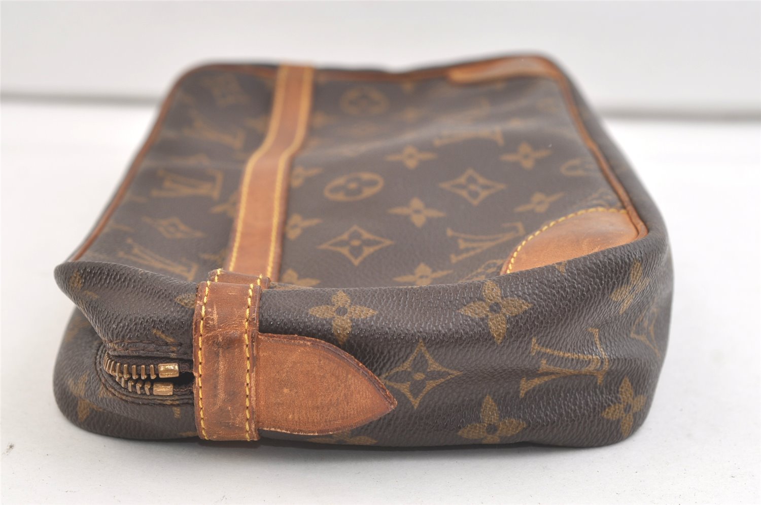 Authentic Louis Vuitton Monogram Compiegne 28 Clutch Hand Bag M51845 Junk 3377K