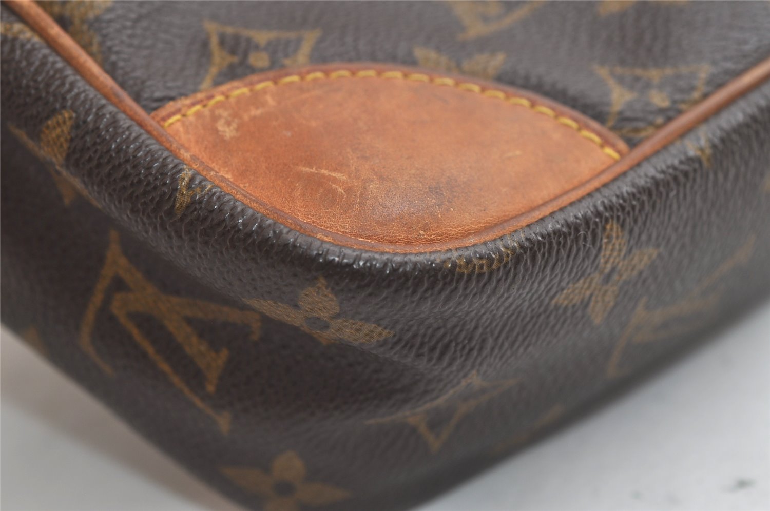 Authentic Louis Vuitton Monogram Compiegne 28 Clutch Hand Bag M51845 Junk 3377K
