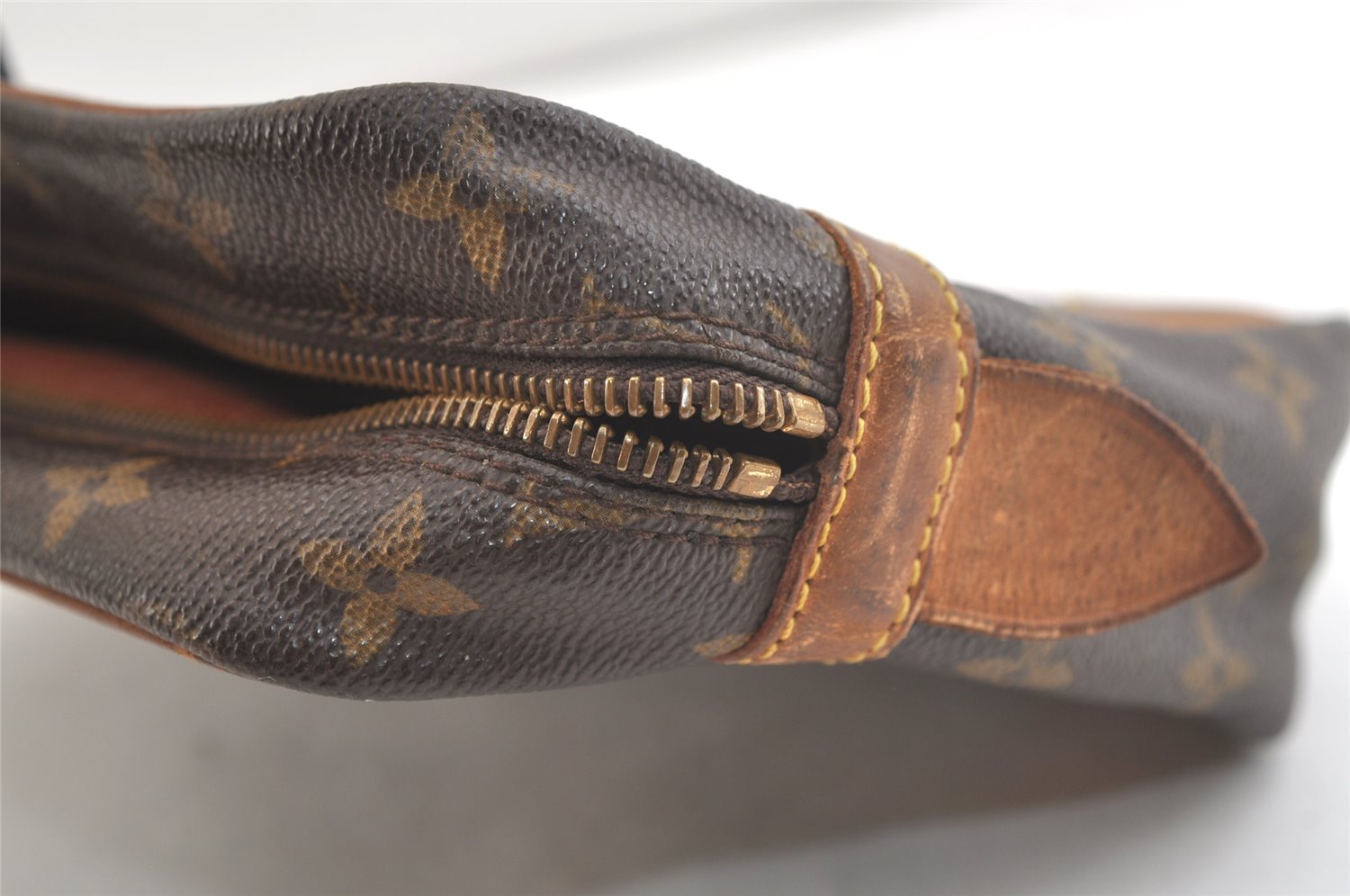 Authentic Louis Vuitton Monogram Compiegne 28 Clutch Hand Bag M51845 Junk 3377K