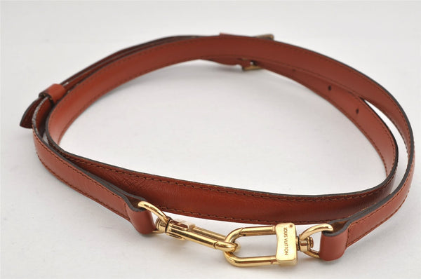 Authentic Louis Vuitton Leather Shoulder Strap Brown 40.2-47.2" LV 3378K