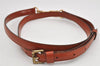 Authentic Louis Vuitton Leather Shoulder Strap Brown 40.2-47.2" LV 3378K