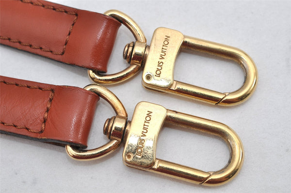 Authentic Louis Vuitton Leather Shoulder Strap Brown 40.2-47.2" LV 3378K