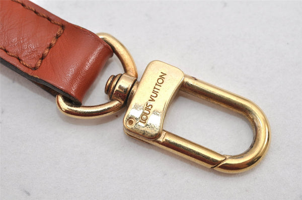 Authentic Louis Vuitton Leather Shoulder Strap Brown 40.2-47.2" LV 3378K