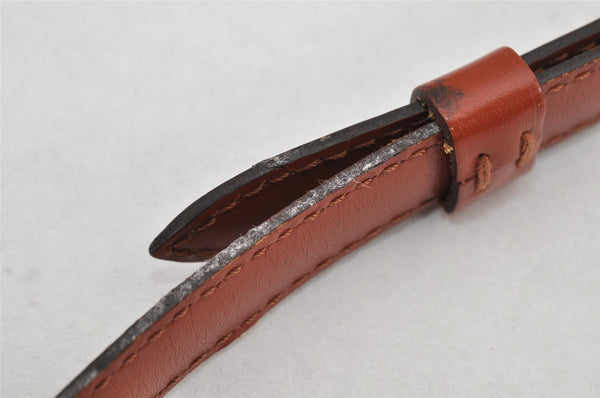 Authentic Louis Vuitton Leather Shoulder Strap Brown 40.2-47.2" LV 3378K