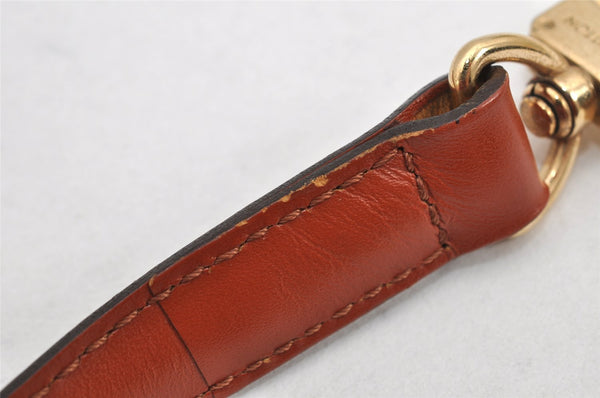 Authentic Louis Vuitton Leather Shoulder Strap Brown 40.2-47.2" LV 3378K