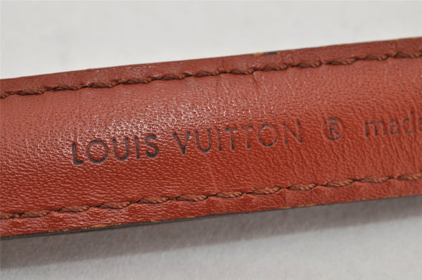 Authentic Louis Vuitton Leather Shoulder Strap Brown 40.2-47.2" LV 3378K