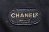 Authentic CHANEL Vintage Enamel CC Logo Chain Shoulder Tote Bag Black 3380I