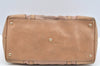 Authentic GUCCI Lovely Heart Tote Hand Bag GG Canvas Leather 257068 Beige 3380J
