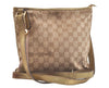 Authentic GUCCI Sherry Line Shoulder Bag GG Canvas Leather 144388 Beige 3381K