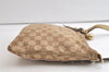 Authentic GUCCI Sherry Line Shoulder Bag GG Canvas Leather 144388 Beige 3381K