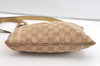 Authentic GUCCI Sherry Line Shoulder Bag GG Canvas Leather 144388 Beige 3381K