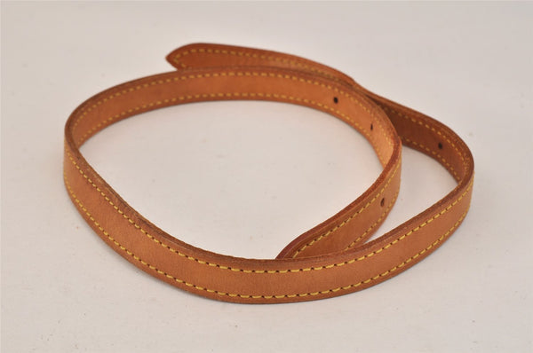 Authentic Louis Vuitton Leather Shoulder Strap For Bucket PM 27.6" Beige 3382K