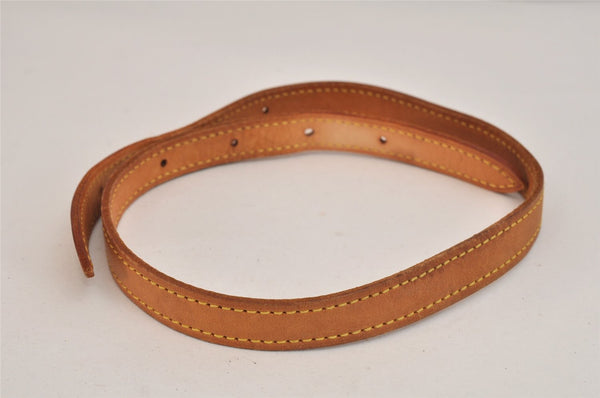 Authentic Louis Vuitton Leather Shoulder Strap For Bucket PM 27.6" Beige 3382K
