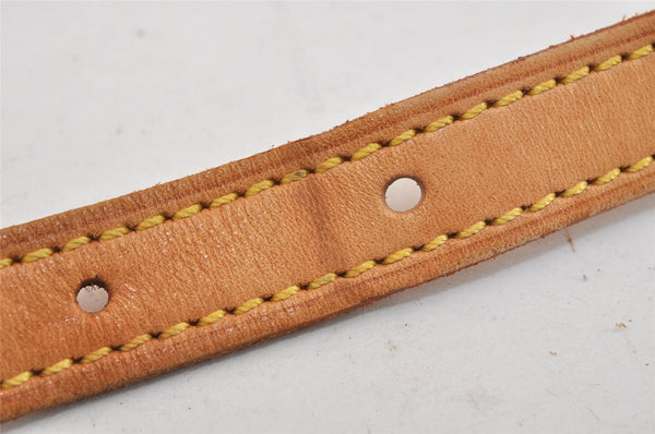 Authentic Louis Vuitton Leather Shoulder Strap For Bucket PM 27.6" Beige 3382K