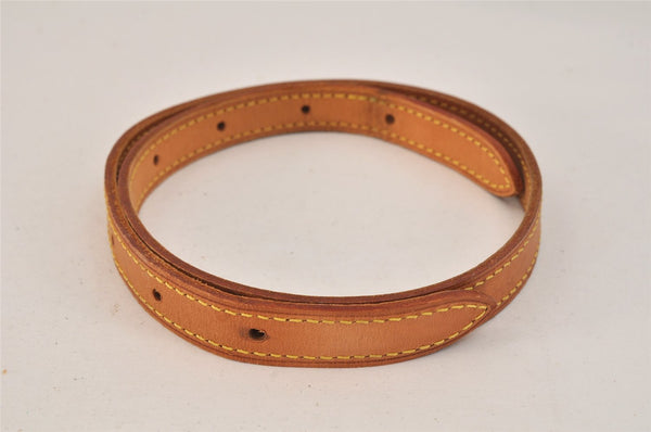 Authentic Louis Vuitton Leather Shoulder Strap For Bucket PM 27.6" Beige 3382K