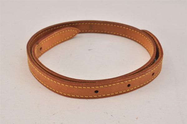 Authentic Louis Vuitton Leather Shoulder Strap For Bucket PM 27.6" Beige 3382K