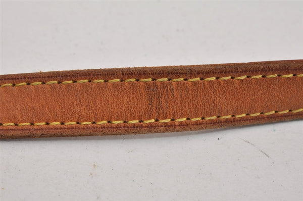 Authentic Louis Vuitton Leather Shoulder Strap For Bucket PM 27.6" Beige 3382K