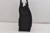 Authentic GUCCI Vintage Shoulder Hand Bag Nylon Leather Black 3383J