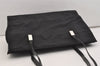 Authentic GUCCI Vintage Shoulder Hand Bag Nylon Leather Black 3383J
