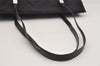 Authentic GUCCI Vintage Shoulder Hand Bag Nylon Leather Black 3383J