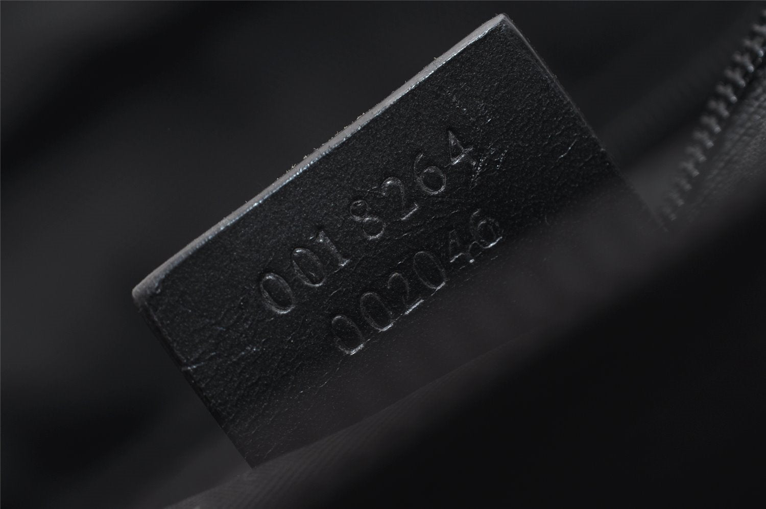 Authentic GUCCI Vintage Shoulder Hand Bag Nylon Leather Black 3383J