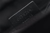 Authentic GUCCI Vintage Shoulder Hand Bag Nylon Leather Black 3383J