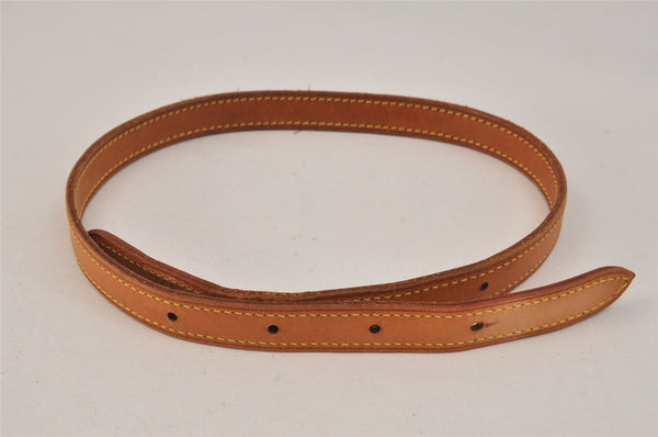 Authentic Louis Vuitton Leather Shoulder Strap For Bucket PM 27.6" Beige 3383K